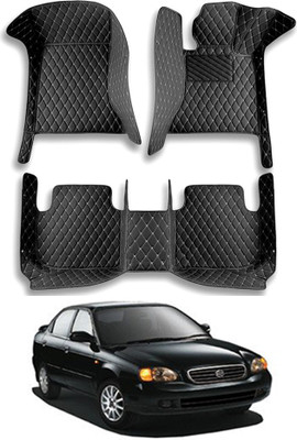 RKPSP Leatherite 7D Mat For  Maruti Suzuki Baleno(Black)