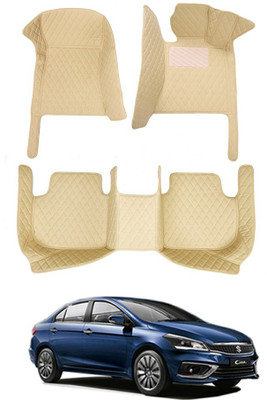 RKPSP Leatherite 7D Mat For  Maruti Suzuki Ciaz(Beige)