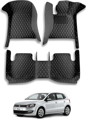 RKPSP Leatherite 7D Mat For  Volkswagen Polo(Black)