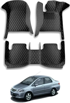 RKPSP Leatherite 7D Mat For  Honda City ZX(Black)