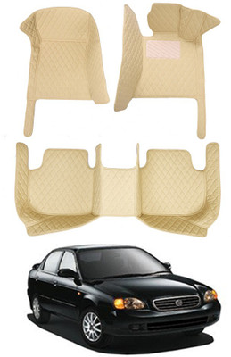 RKPSP Leatherite 7D Mat For  Maruti Suzuki Baleno(Beige)