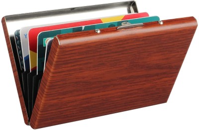 Style 98 6 Card Holder(Set of 1, Brown)