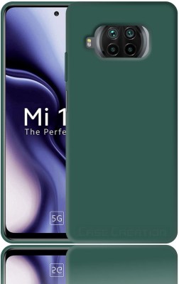 CASE CREATION Back Cover for Mi 10i 5G Liquid TPU Silicon OG Premium Case Cover(Green, Waterproof, Pack of: 1)