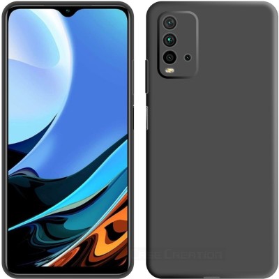 CASE CREATION Back Cover for Redmi 9 Power Soft Premium Case Fashion Velvet Cover(Black, Dual Protection, Silicon, Pack of: 1)