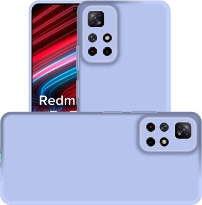 Case Creation Back Cover for New Redmi Note 11T 5G (2022) Solid Colorful Luxury Smooth Feel Matte Finish Cover(Purple, Grip Case)