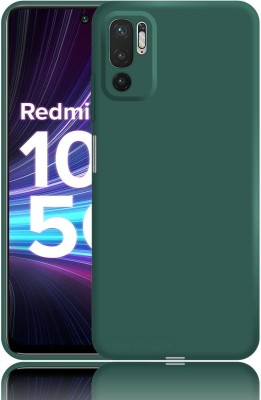 CASE CREATION Back Cover for Redmi Note 10T Liquid TPU Silicon OG Premium Case Cover(Green, Waterproof, Pack of: 1)