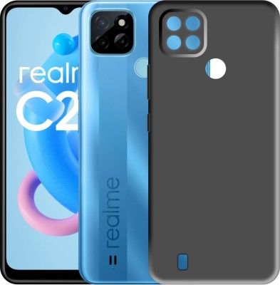 CASE CREATION Back Cover for New Realme C25Y Solid Colorful Luxury Smooth Feel Matte Finish Cover(Black, Grip Case, Pack of: 1)