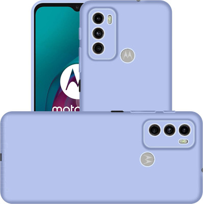 Case Creation Back Cover for New Motorola Moto G51 5G Solid Colorful Luxury Smooth Feel Matte Finish Cover(Purple, Grip Case)