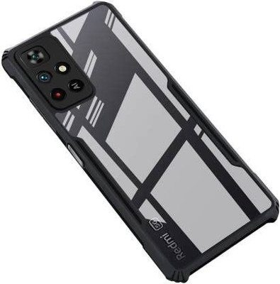 NewStatus Back Cover for Redmi Note 11T 5G, Mi Redmi Note 11T 5G, Poco M4 Pro 5G(Black, Grip Case, Pack of: 1)
