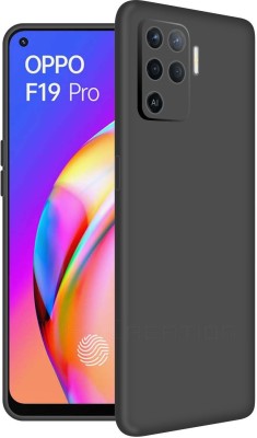 CASE CREATION Back Cover for Oppo F19 Pro 2021 Luxurious OG Series Slim Liquid Silicone Case(Black, Shock Proof, Silicon, Pack of: 1)