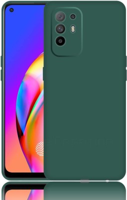 CASE CREATION Back Cover for OPPO F19 Pro+ Liquid TPU Silicon OG Premium Case Cover(Green, Waterproof, Pack of: 1)