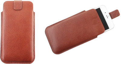 realtech Pouch for Oppo A36 / Oppo A11s / Oppo Find X5 Pro(Brown, Grip Case, Pack of: 1)