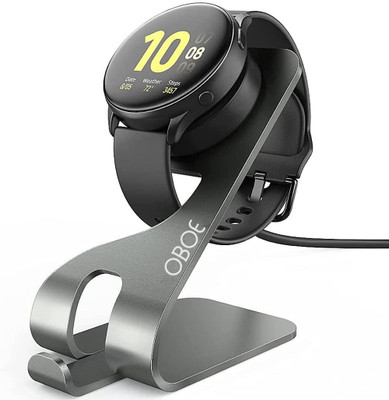 Oboe Aluminum Stand Fast Charger Compatible with Samsung Watch 4 & 4 Classic, Watch 3 Charging Pad