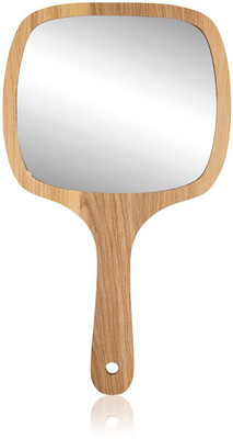Fantasy Mirror Wooden Square Handle Mirror,Handleheld portable Mirror