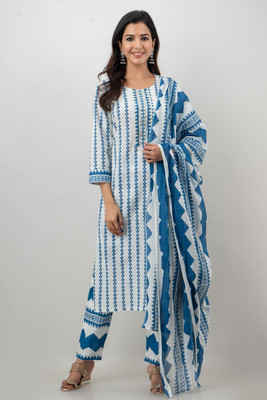 CREATIONSBYOM Women Kurti Pant Set