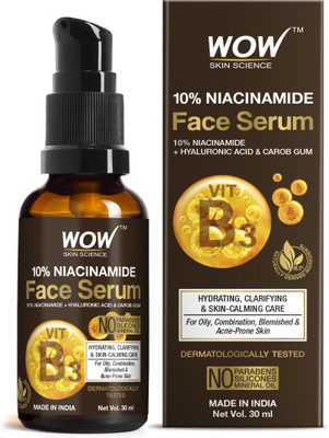 WOW SKIN SCIENCE 10% Niacinamide Serum For Blemishes, Oil Control & Acne Spots (30 ml)