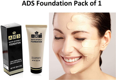 A.D.S White foundation & concealer with SPF 15 Foundation (Beige, 60 ml) Foundation(beige 1, 60 ml)