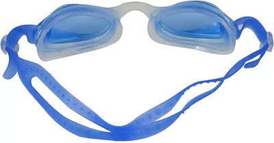 GVJ TRADERS Silicone Strap with Anti-Glare and Anti-Fog Fiber Glass Swimming Goggles Swimming Goggles