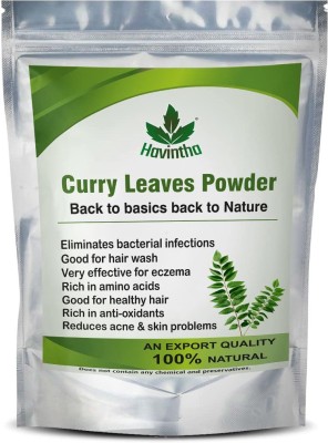 Havintha Curry Patta (Murraya koenigii) Powder for Long, Strong and Shiny Hair - 100gm(100 g)