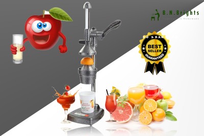 B.N.BRIGHTS Aluminium, Plastic Hand Pressure Juicer/Fruits Juicer/Vegetable Juicer/Manual Juicer,Silver Hand Juicer(Silver)