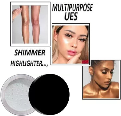 Herrlich Shimmer Body Brightener Highlighter (Silver Highlighter(Chantilly)