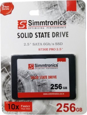 Simmtronics S730E PRO 256 GB Desktop, Laptop Internal Solid State Drive (SSD) (SSD 256 GB 2.5” Sata 6GB/s)(Interface: SATA, Form Factor: 2.5 Inch)