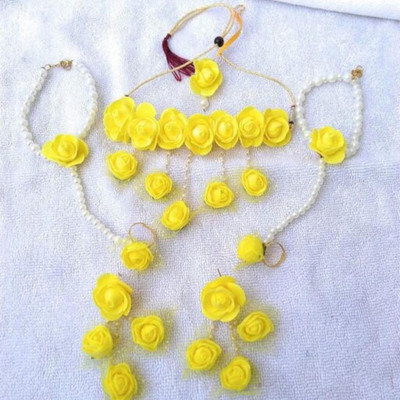 Shree Shyam Creation Fabric Multicolor Jewellery Set(Pack of 1)