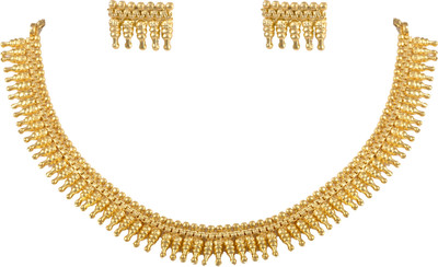 FFC-FASHION FOR CHOICE Copper Gold-plated Multicolor Jewellery Set(Pack of 1)