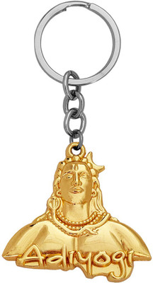 Shiv Jagdamba Lord Shiva Adiyogi Mahadev Gift Keychain & Keyring For Bikes,Cars Bags Key Chain