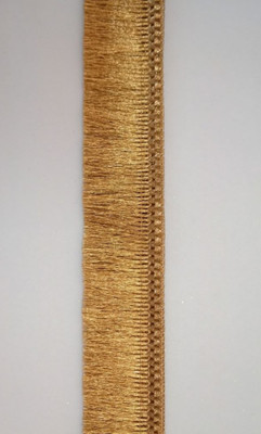 Dulhan Plaza tassel fringe zari lace border for saree lehenga dupatta bag tassel fringe jari lace border (golden, 3.5 cm x 9 meter) Lace Reel(Pack of 1)