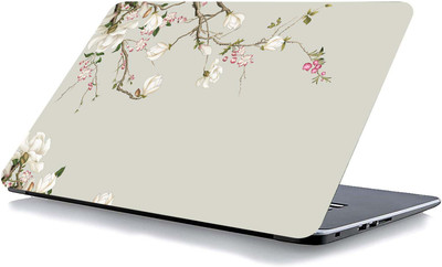 qth FLORAL LAP-3547 VINYL Reusable Laptop Skin Compatible for 15.6 inch(Theme: Spiritual)