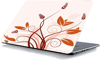 qth FLORAL LAP-3947 VINYL Reusable Laptop Skin Compatible for 15.6 inch(Theme: Spiritual)