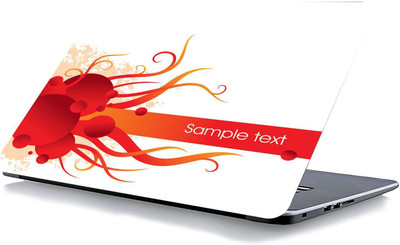 qth FLORAL LAP-3828 VINYL Reusable Laptop Skin Compatible for 15.6 inch(Theme: Spiritual)