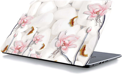 qth FLORAL LAP-3538 VINYL Reusable Laptop Skin Compatible for 15.6 inch(Theme: Nature)