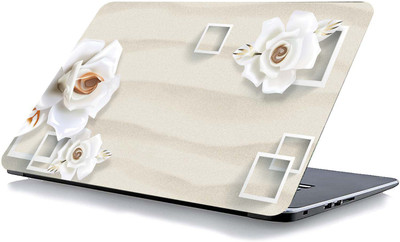 qth FLORAL LAP-3136 VINYL Reusable Laptop Skin Compatible for 15.6 inch(Theme: Spiritual)