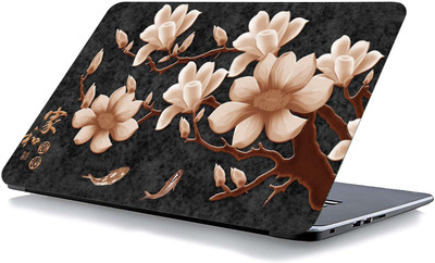 qth FLORAL LAP-3270 VINYL Reusable Laptop Skin Compatible for 15.6 inch(Theme: Patterns)