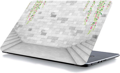 qth FLORAL LAP-3525 VINYL Reusable Laptop Skin Compatible for 15.6 inch(Theme: Spiritual)