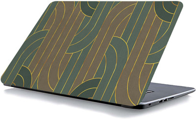 qth FLORAL LAP-3243 VINYL Reusable Laptop Skin Compatible for 15.6 inch(Theme: Patterns)
