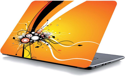 qth FLORAL LAP-3598 VINYL Reusable Laptop Skin Compatible for 15.6 inch(Theme: Spiritual)