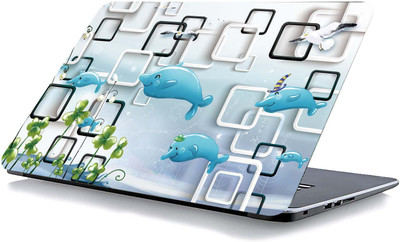 qth FLORAL LAP-3151 VINYL Reusable Laptop Skin Compatible for 15.6 inch(Theme: Spiritual)