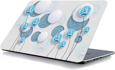 qth FLORAL LAP-3464 VINYL Reusable Laptop Skin Compatible for 15.6 inch(Theme: Nature)