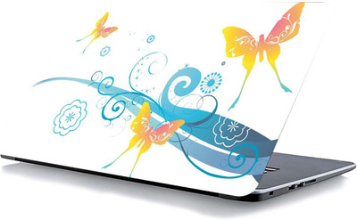 qth FLORAL LAP-3895 VINYL Reusable Laptop Skin Compatible for 15.6 inch(Theme: Patterns)