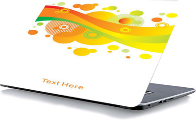 qth FLORAL LAP-3993 VINYL Reusable Laptop Skin Compatible for 15.6 inch(Theme: Spiritual)