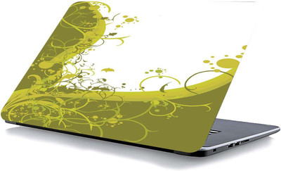 qth FLORAL LAP-3578 VINYL Reusable Laptop Skin Compatible for 15.6 inch(Theme: Spiritual)