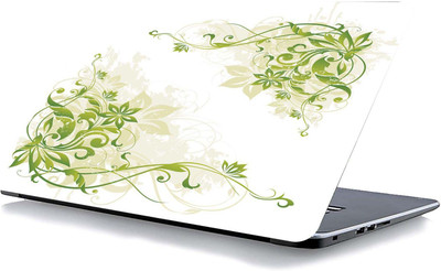 qth FLORAL LAP-3812 VINYL Reusable Laptop Skin Compatible for 15.6 inch(Theme: Spiritual)