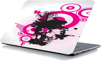 qth FLORAL LAP-3589 VINYL Reusable Laptop Skin Compatible for 15.6 inch(Theme: Spiritual)