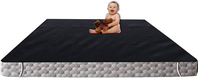 The Furnishing Tree Elastic Strap Queen Size Waterproof Mattress Cover(Black)