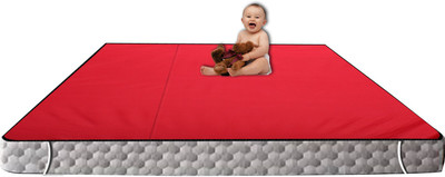 The Furnishing Tree Elastic Strap Queen Size Waterproof Mattress Cover(Red)