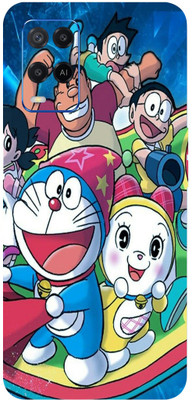 BUGGU Oppo A54 Mobile Skin(Ultra Super Doraemon Team Skin With High Matte Finish.)