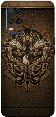 BUGGU Oppo A54 Mobile Skin(Ultra Super Ethnic Door Skin With High Matte Finish.)
